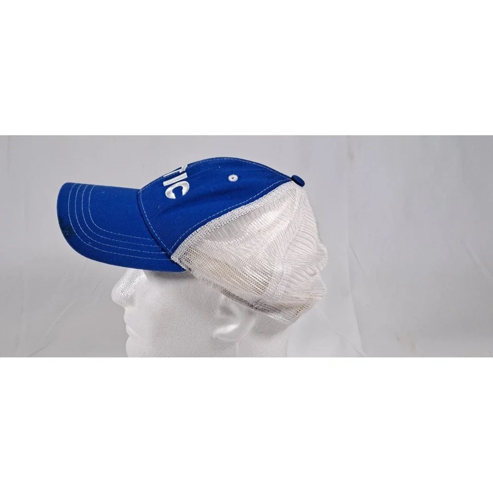RTIC Outdoors‎ Trucker Hat Blue White Embroidered Logo Mesh Snapback Cap OS